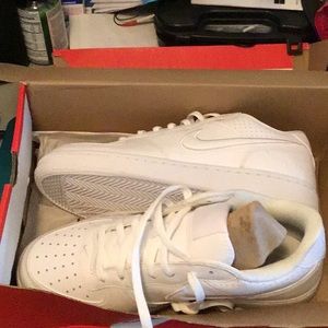 Brand new white Nike’s